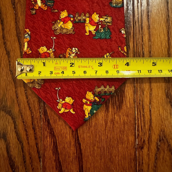 Vintage Disney Pooh 100 Acre Collection Silk Tie JCPenney 1998 Tigger New NOS - Picture 6 of 10